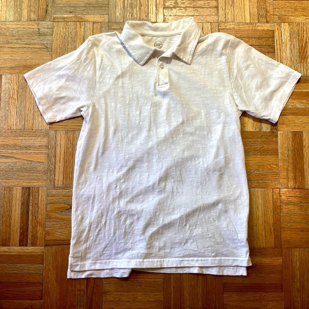 White Lightweight Polo Shirt